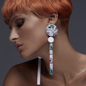 Designer’s Handmade Floral Earrings